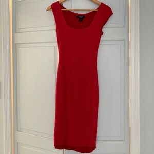 Joe & Elle  Small Midi Red Dress